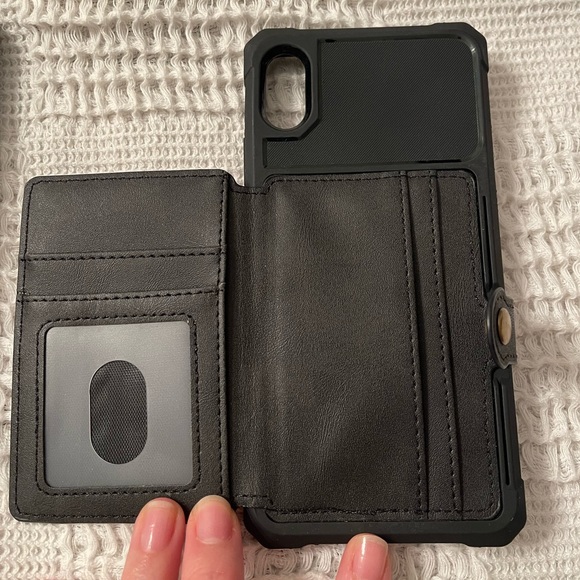 iPhone 10 XS Max 2 RFID Wallet Cases + 1 Military Grade Case NEW - Picture 5 of 6